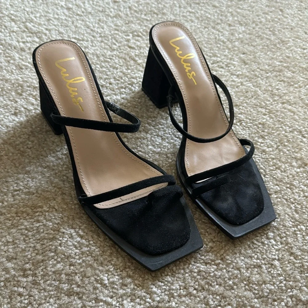 Lulus black heels - Picture 1 of 1